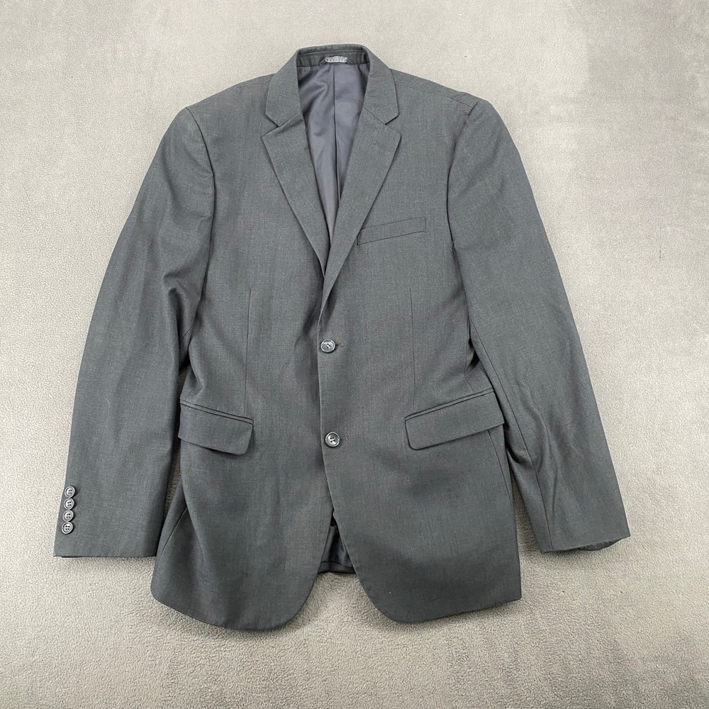Caravelli Slim Harry 2B Grey Blazer Sport Coat 38R S6-0512H Italian Design